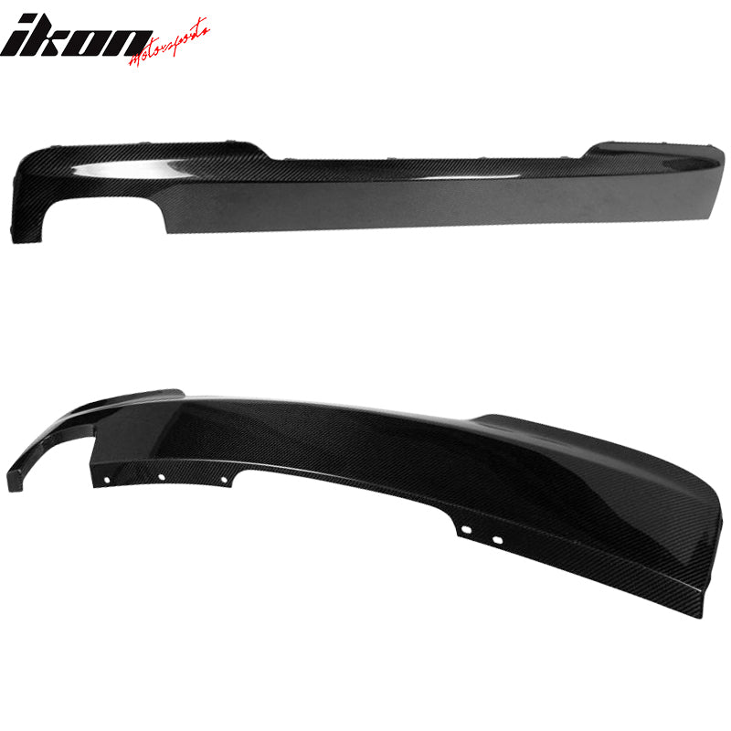 2011-2016 BMW 5 Series F10 OE Style Rear Bumper Diffuser Carbon Fiber