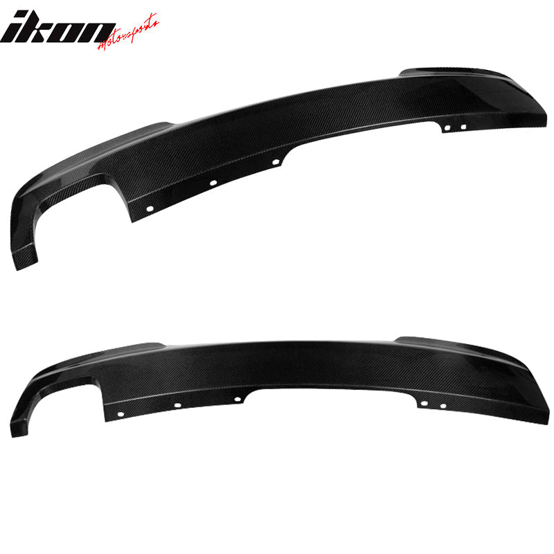 2011-2016 BMW 5 Series F10 OE Style Rear Bumper Diffuser Carbon Fiber
