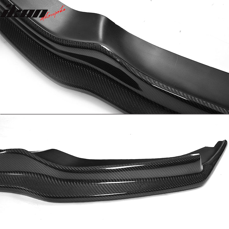 2011-2016 BMW 5 Series F10 M Sport AK Front Bumper Lip Carbon Fiber