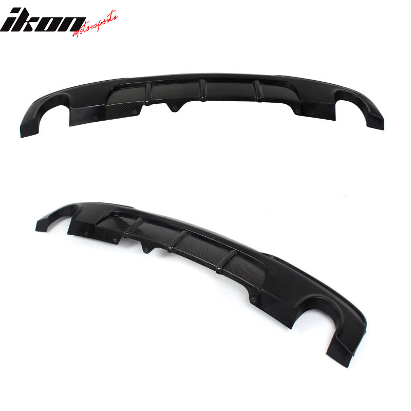 2011-2016 BMW 5-Series F10 MP Style Rear Bumper Diffuser Carbon Fiber
