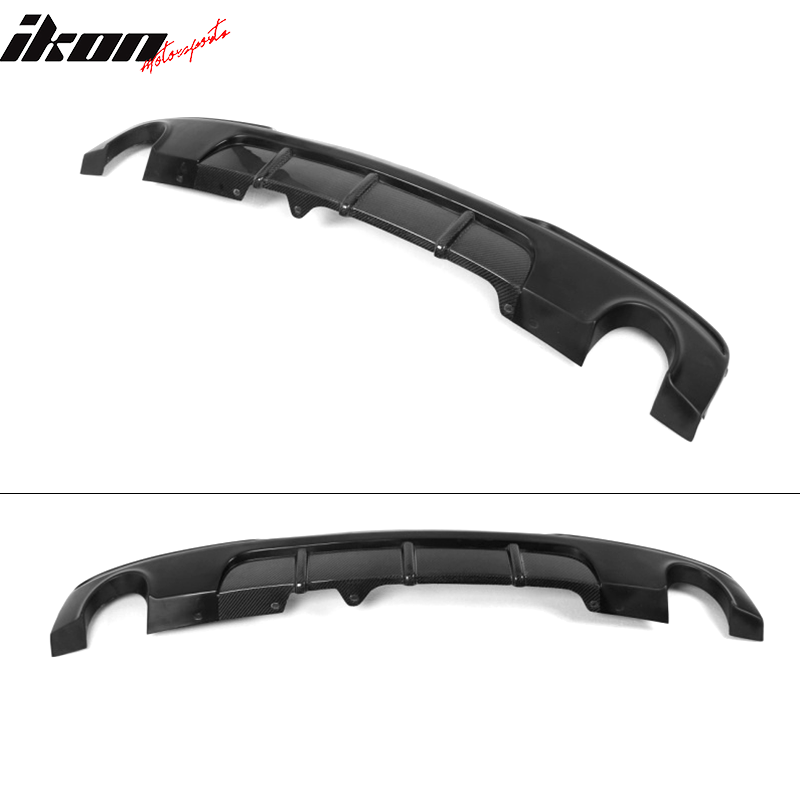 2011-2016 BMW 5-Series F10 MP Style Rear Bumper Diffuser Carbon Fiber
