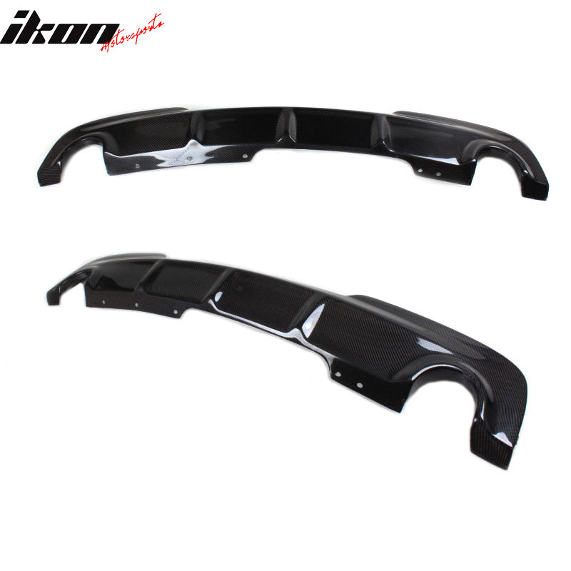 2011-2016 BMW 5 Series F10 M Sport AK Style Rear Diffuser Carbon Fiber