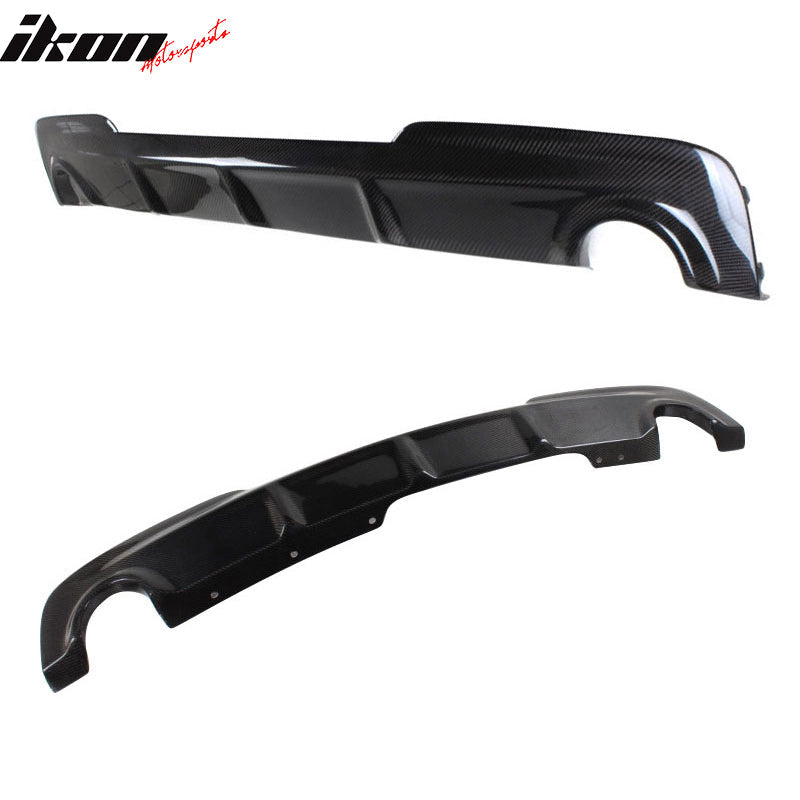 2011-2016 BMW 5 Series F10 M Sport AK Style Rear Diffuser Carbon Fiber