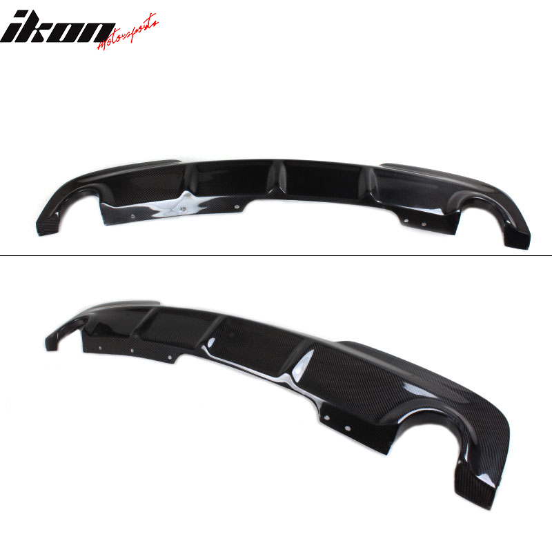 2011-2016 BMW 5 Series F10 M Sport AK Style Rear Diffuser Carbon Fiber