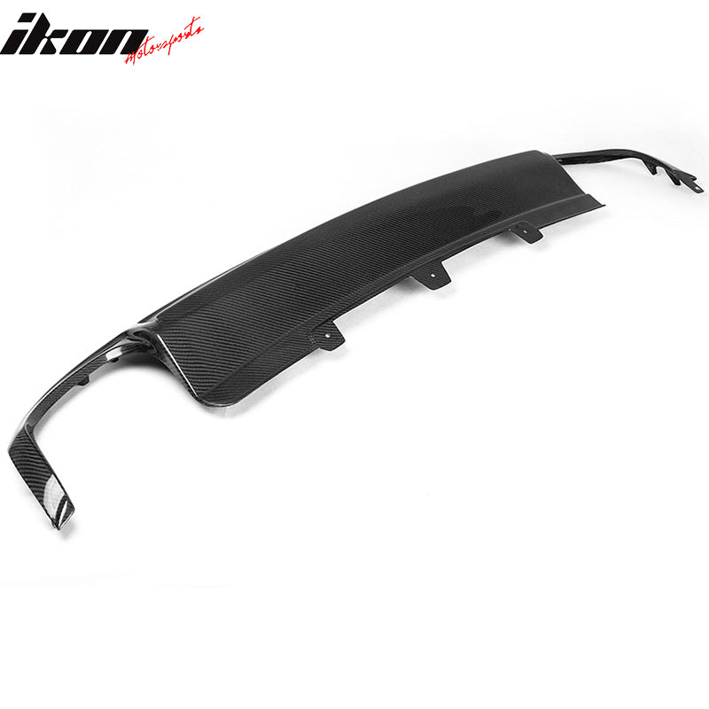 2009-2012 Audi A4 B8 S4 Style Rear Bumper Lip Diffuser Carbon Fiber