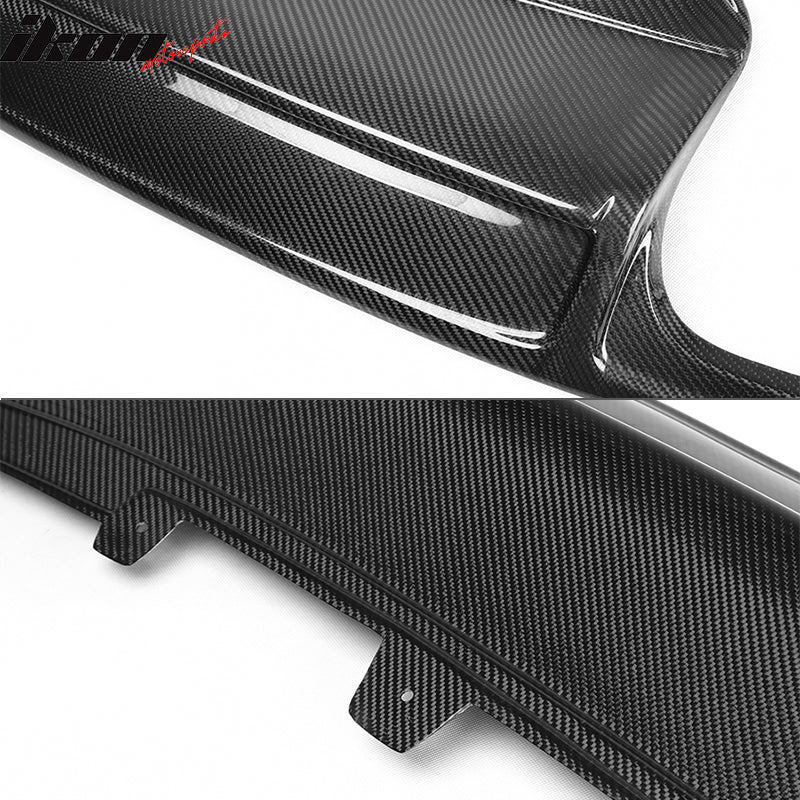 2009-2012 Audi A4 B8 S4 Style Rear Bumper Lip Diffuser Carbon Fiber