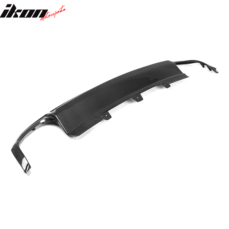 2009-2012 Audi A4 B8 S4 Style Rear Bumper Lip Diffuser Carbon Fiber