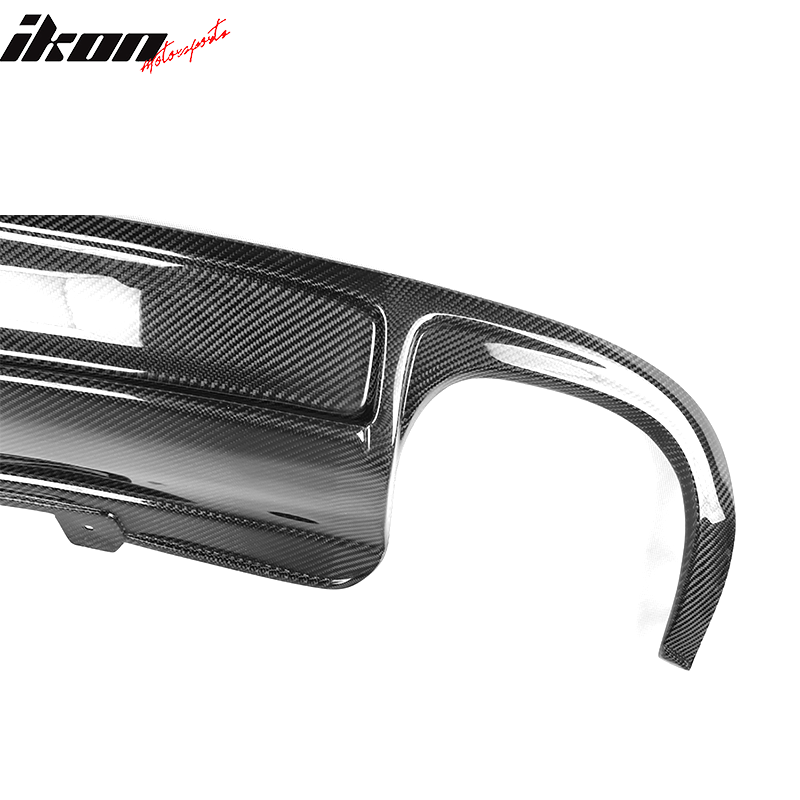 2009-2012 Audi A4 B8 S4 Style Rear Bumper Lip Diffuser Carbon Fiber