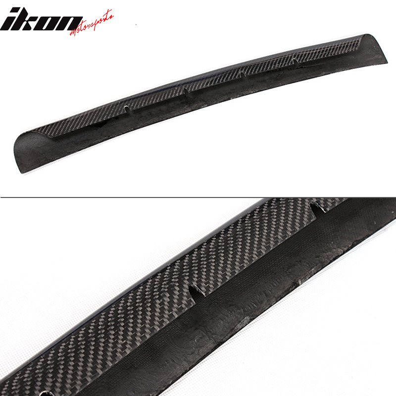 2009-2012 Audi A4 B8 OE Style Front Bumper Lip Spoiler Carbon Fiber