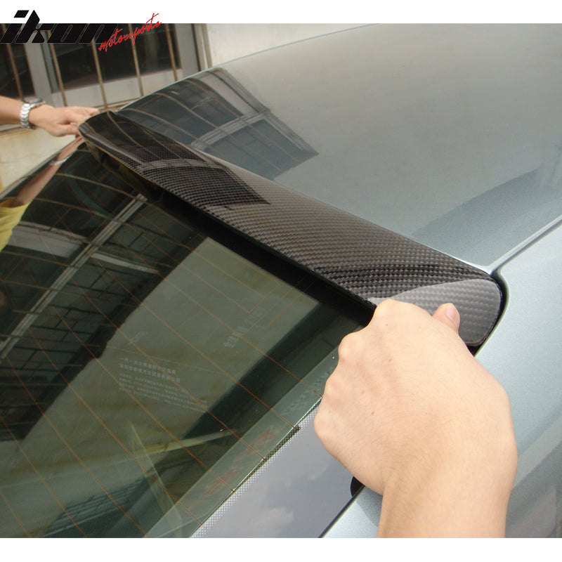 2009-2016 Audi A4 B8 A Style Rear Roof Spoiler Wing Carbon Fiber