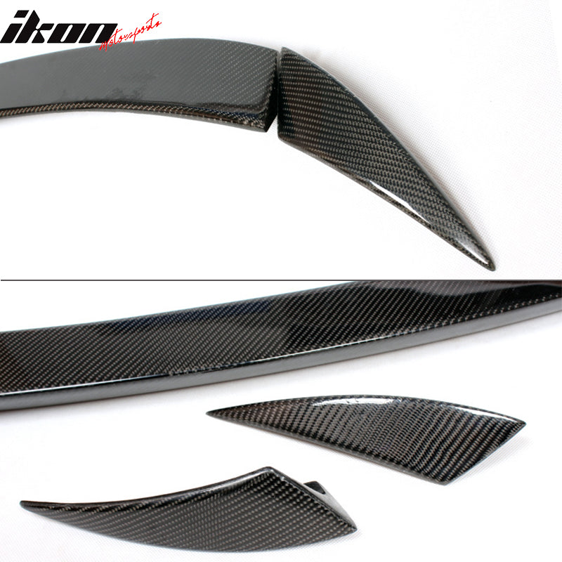 2009-2016 Audi A4 B8 ABT Style Trunk Spoiler Wing Carbon Fiber