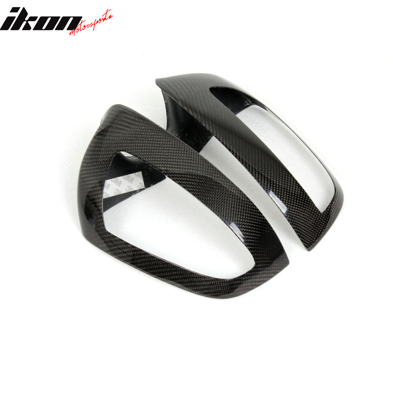 2008-2011 Benz C-Class W204 JC Style Mirror Cover Caps Carbon Fiber