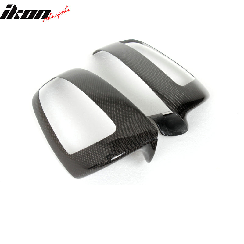 2008-2011 Benz C-Class W204 JC Style Mirror Cover Caps Carbon Fiber