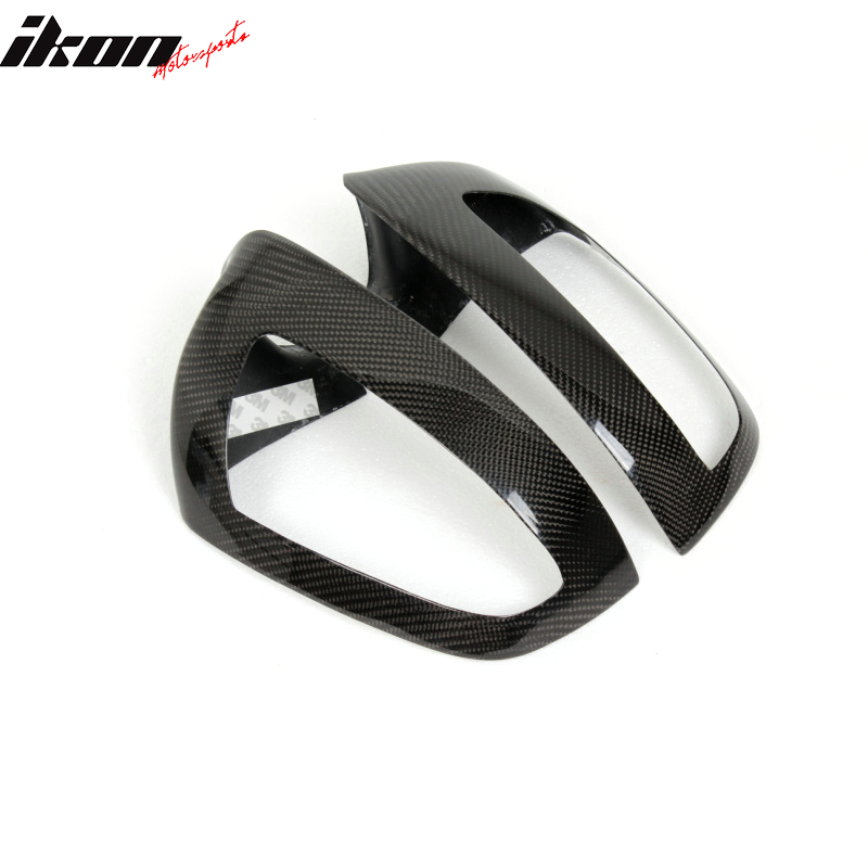2008-2011 Benz C-Class W204 JC Style Mirror Cover Caps Carbon Fiber