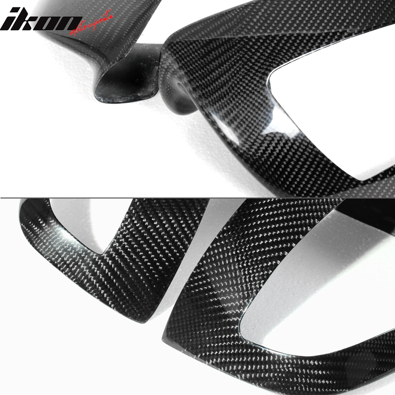 2008-2011 Benz C-Class W204 JC Style Mirror Cover Caps Carbon Fiber