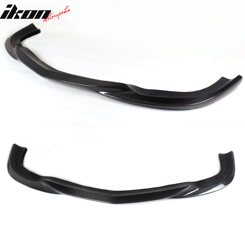 2008-2011 Benz C Class W204 GH Style Front Bumper Lip Carbon Fiber