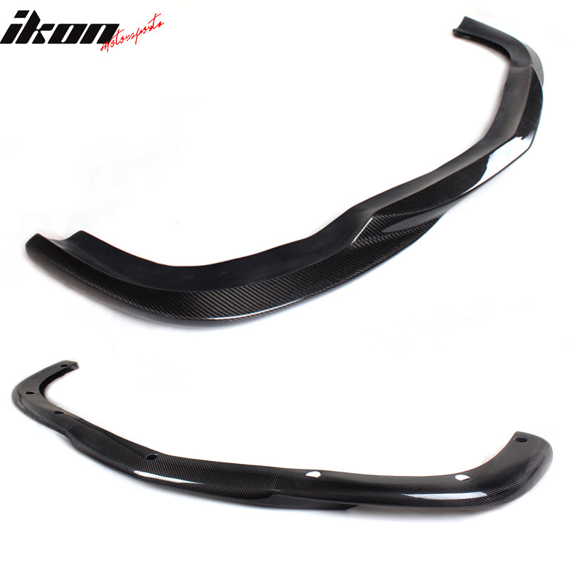 2008-2011 Benz C Class W204 GH Style Front Bumper Lip Carbon Fiber