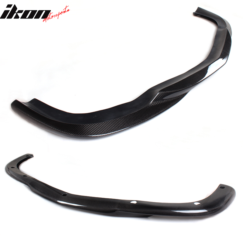 2008-2011 Benz C Class W204 GH Style Front Bumper Lip Carbon Fiber