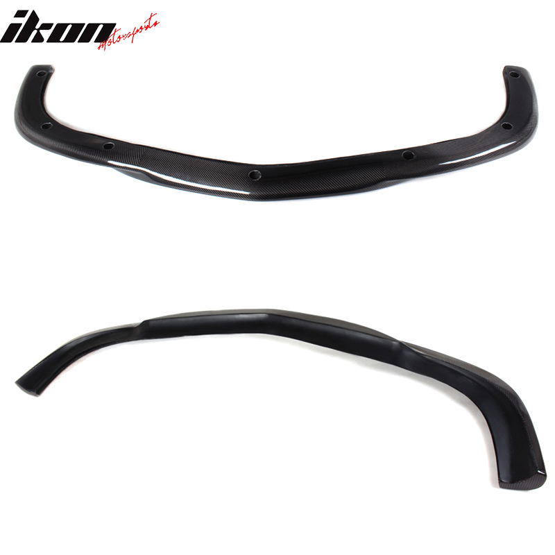 2008-2011 Benz C Class W204 GH Style Front Bumper Lip Carbon Fiber