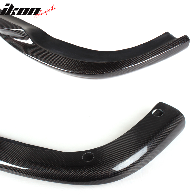 2008-2011 Benz C Class W204 GH Style Front Bumper Lip Carbon Fiber