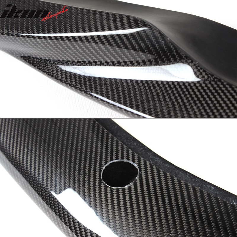 2008-2011 Benz C Class W204 GH Style Front Bumper Lip Carbon Fiber