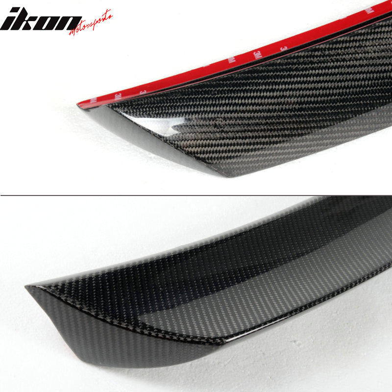 2008-2014 Benz C-Class W204 V Style Trunk Spoiler Wing Carbon Fiber