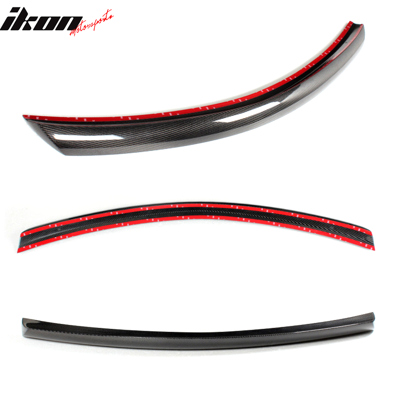 2008-2014 Benz C-Class W204 V Style Trunk Spoiler Wing Carbon Fiber