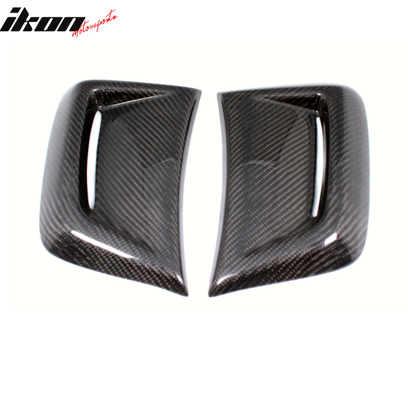 2012-2014 Benz W204 C63 AMG Style Side Fender Fin Vent Carbon Fiber
