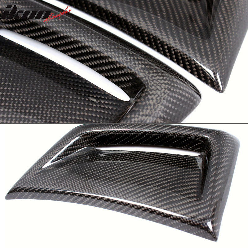 2012-2014 Benz W204 C63 AMG Style Side Fender Fin Vent Carbon Fiber
