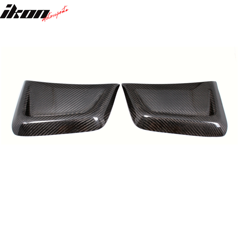 2012-2014 Benz W204 C63 AMG Style Side Fender Fin Vent Carbon Fiber