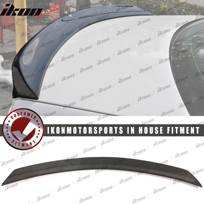 2008-2014 Benz C-Class W204 V Style Trunk Spoiler Wing Carbon Fiber