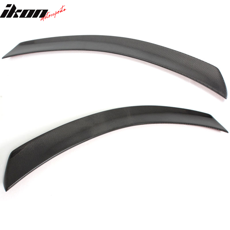 2008-2014 Benz C-Class W204 V Style Trunk Spoiler Wing Carbon Fiber