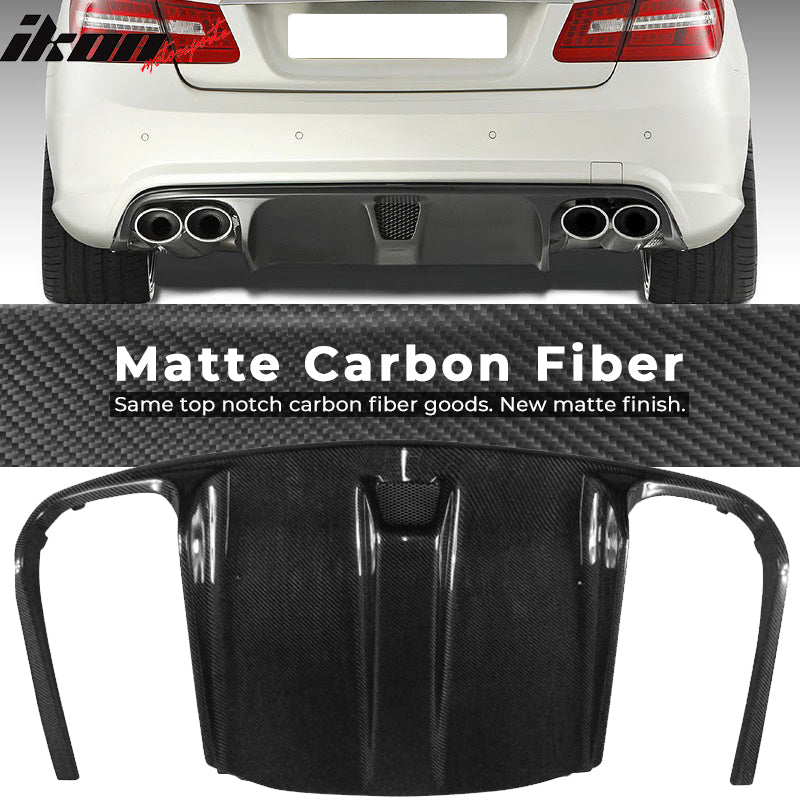 2010-2013 Benz E-Class W207 JC Rear Bumper Lip Diffuser Carbon Fiber