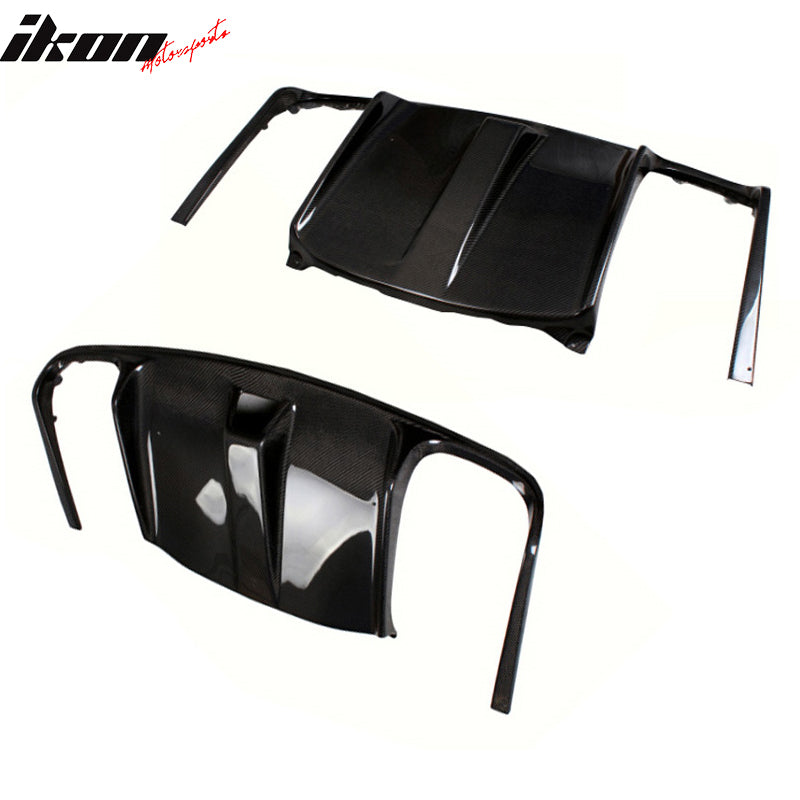 2010-2013 Benz E-Class W207 JC Rear Bumper Lip Diffuser Carbon Fiber