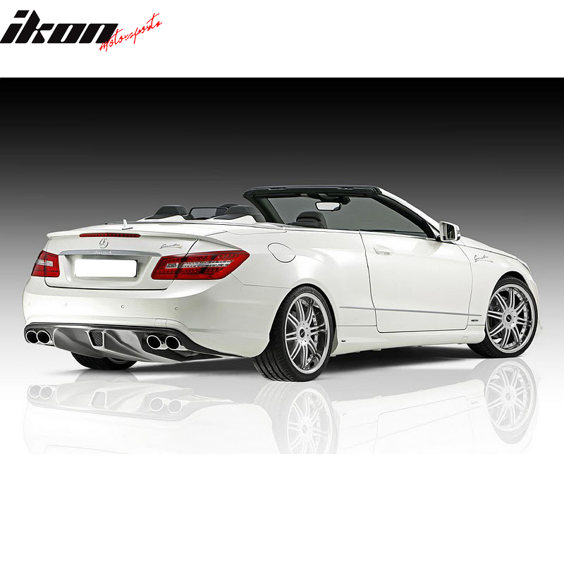 2010-2013 Benz E-Class W207 JC Rear Bumper Lip Diffuser Carbon Fiber
