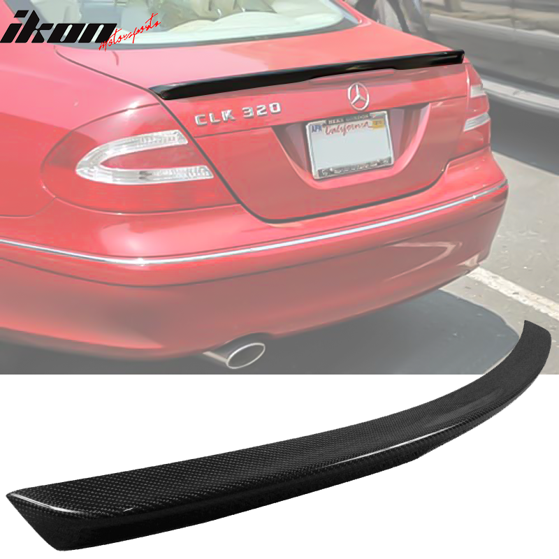 2003-2009 Benz CLK C209 CLK350 AMG Style Trunk Spoiler Carbon Fiber