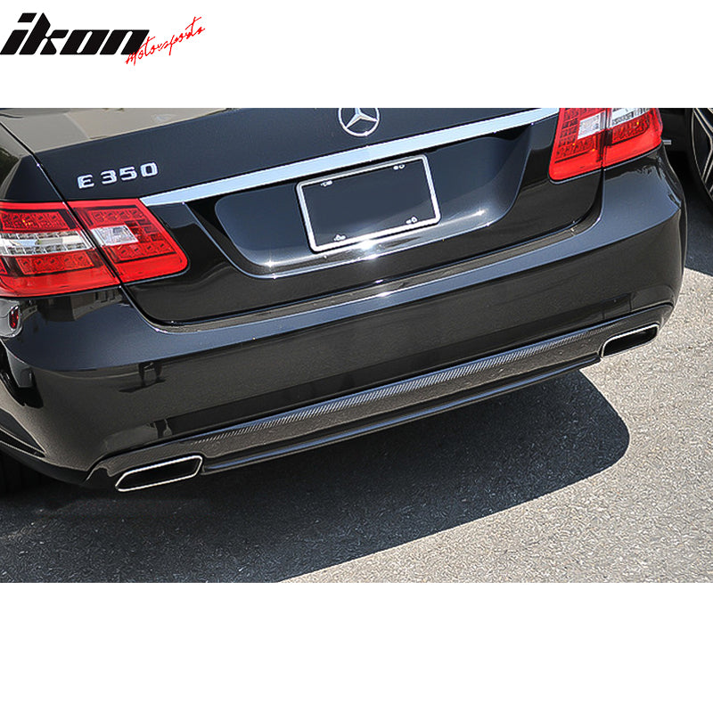 2010-2013 Benz E-Class W212 OEÂ Style Rear Bumper Diffuser Carbon Fiber