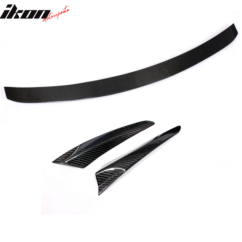 2009-2012 Mercedes CL Class W216 B Style Trunk Spoiler Carbon Fiber