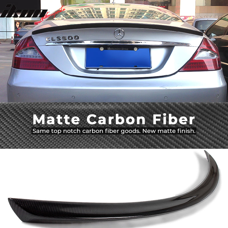 2005-2010 Benz W219 CLS300 CLS63 AMG Style Trunk Spoiler Carbon Fiber