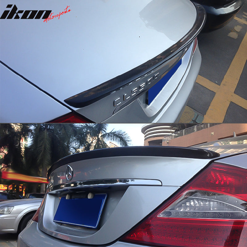 2005-2010 Benz W219 CLS300 CLS63 AMG Style Trunk Spoiler Carbon Fiber