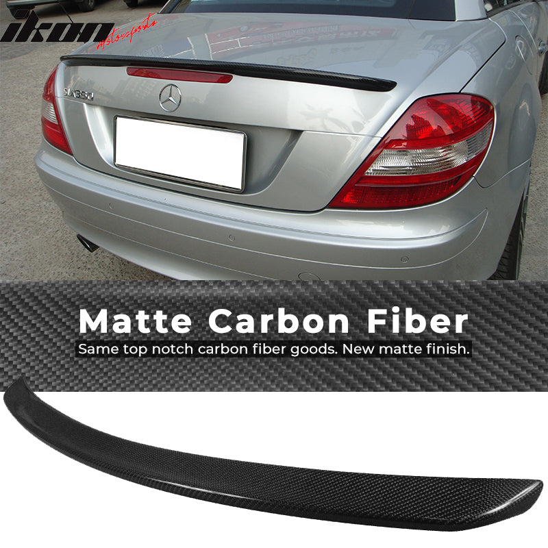 2005-2010 Benz SLK-Class R171 AMG Style Trunk Spoiler Carbon Fiber
