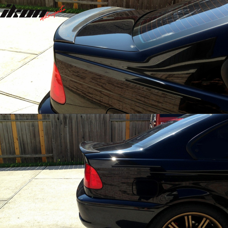 1999-2006 BMW E46 3 Series CSL Style Trunk Spoiler Wing Carbon Fiber