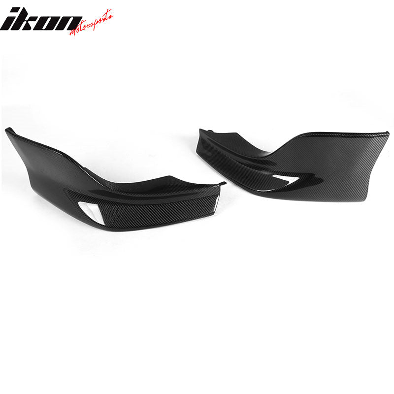 2004-2010 BMW 5 Series E60 M Sport 3D Front Bumper Lip Carbon Fiber