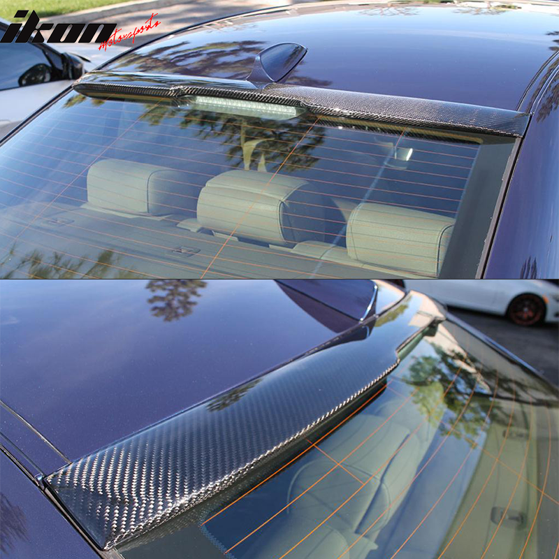 2004-2010 BMW 5 Series E60 M5 AC Style Rear Roof Spoiler Carbon Fiber