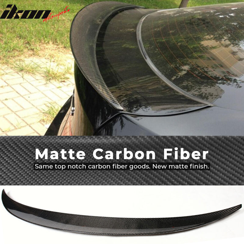 2008-2014 BMW X6 E71 P Style Rear Trunk Spoiler Wing Carbon Fiber