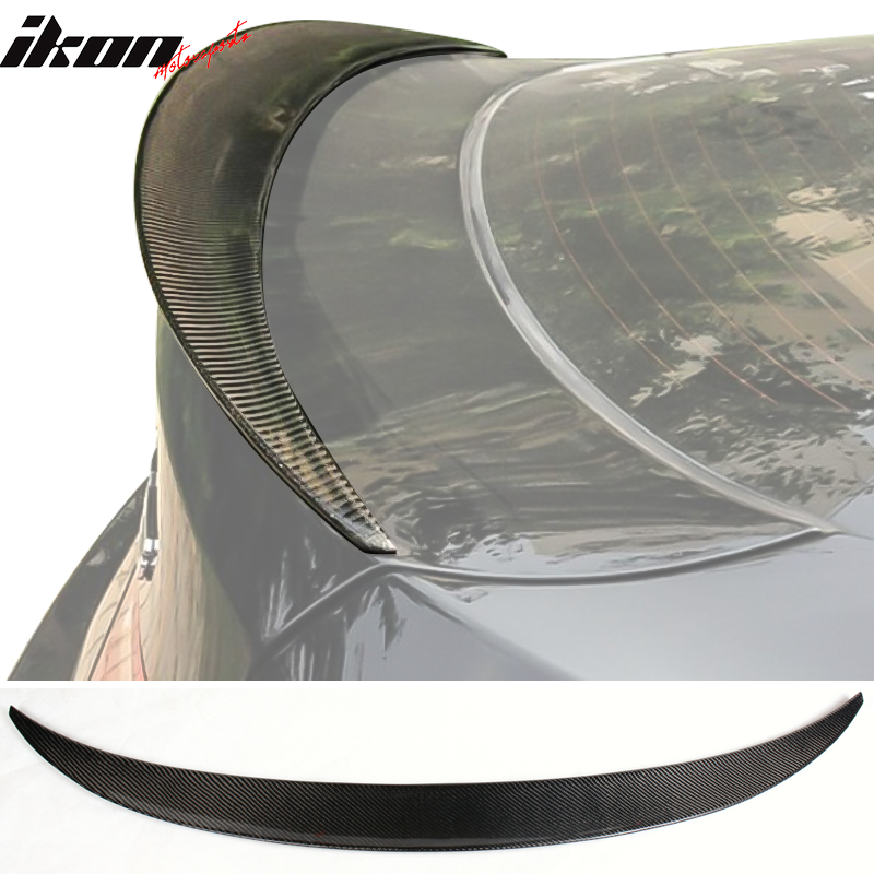 2008-2014 BMW X6 E71 P Style Rear Trunk Spoiler Wing Carbon Fiber