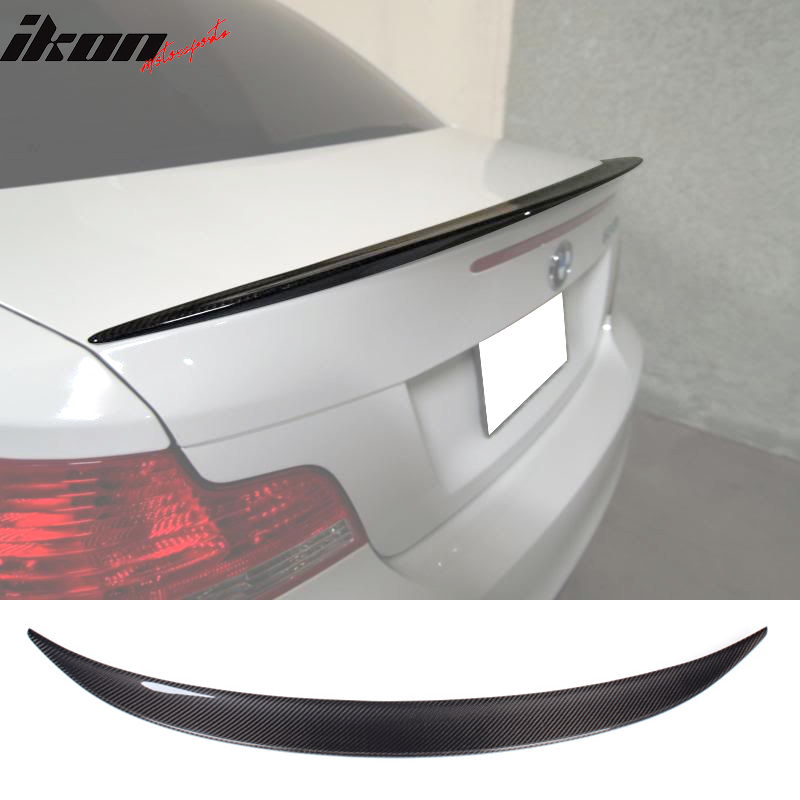 2007-2013 BMW 1 Series E82 MP Style Rear Trunk Spoiler Carbon Fiber