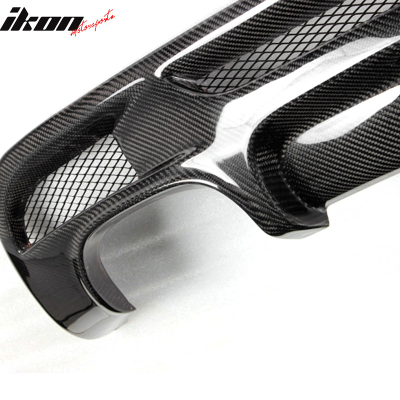 2007-2013 BMW E82 1 Series HT Style Rear Bumper Diffuser Carbon Fiber