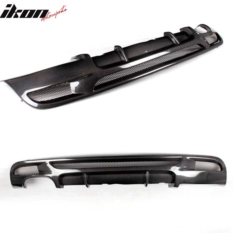 2007-2013 BMW E82 1 Series HT Style Rear Bumper Diffuser Carbon Fiber