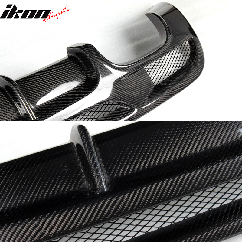 2007-2013 BMW E82 1 Series HT Style Rear Bumper Diffuser Carbon Fiber